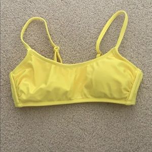 yellow bathing suit